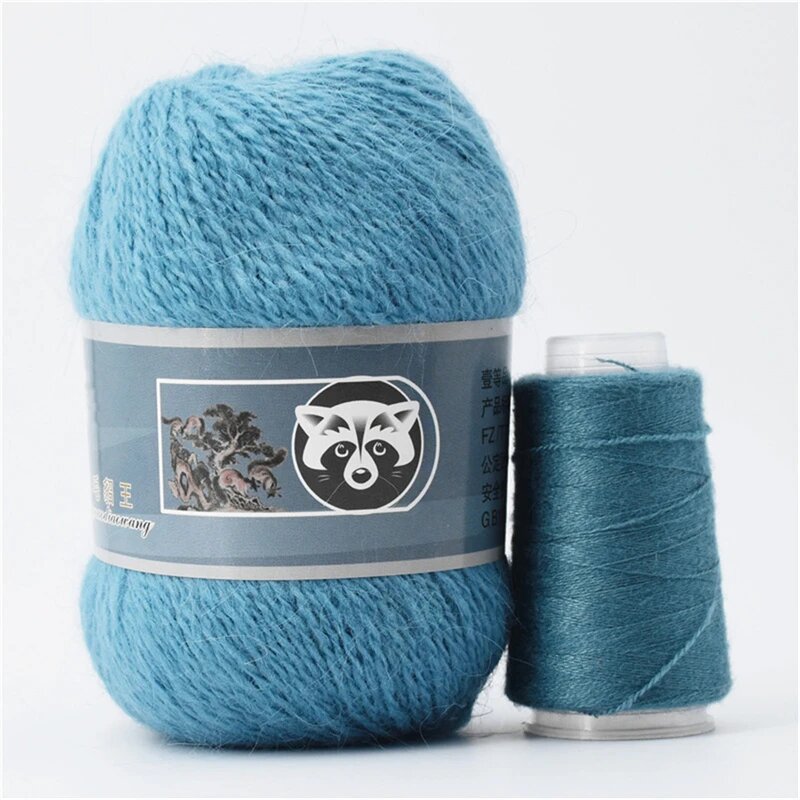 Пряжа норка, цвет 062, 50+20 г