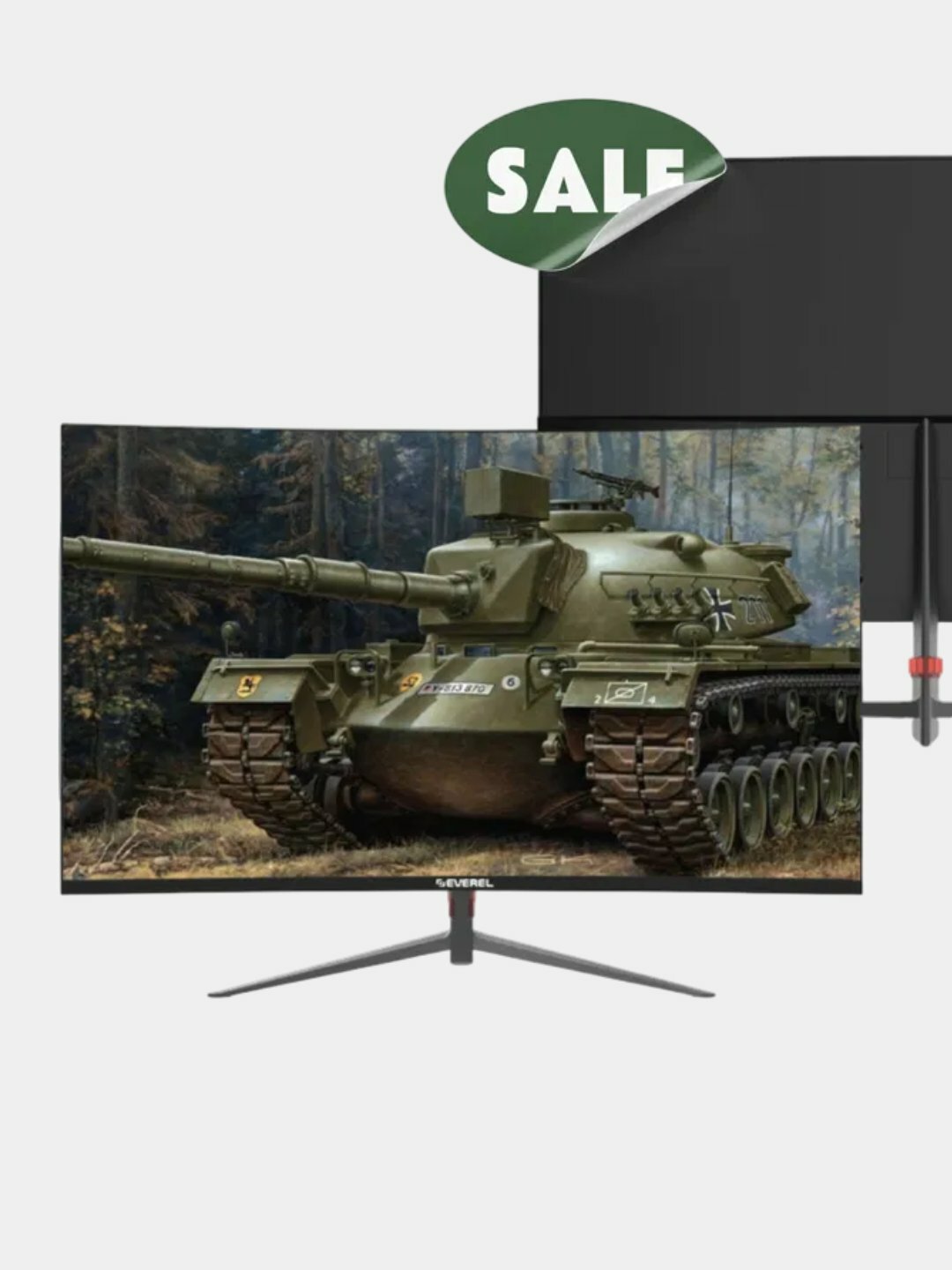 Игровой монитор EVEREL 27EG1801-27" 200 Гц, HDMI+DP+Audio out+DC+RGBlight панель VA, Has Stand