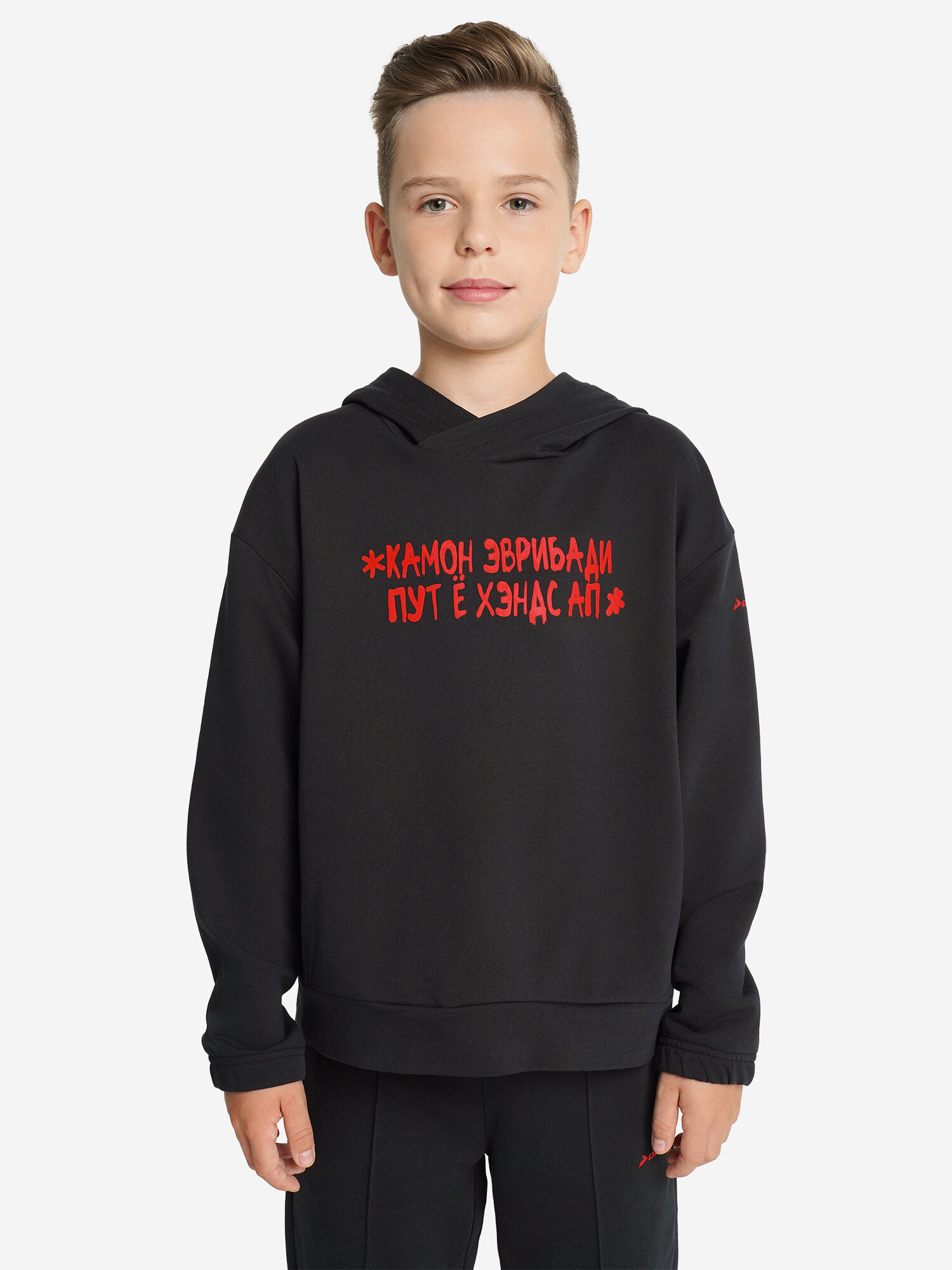 Худи Demix, размер 158-164, черный — фото 1