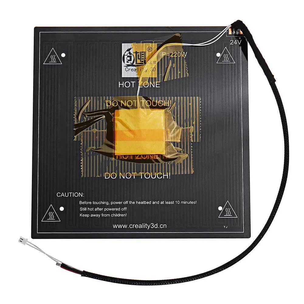 Creality 3D Ender-3 V2 24V 220W 235*235*3 мм MK3 Алюминий с подогревом кровать с мультфильмами Горячая Комплект постельного белья для Ender-3 Pro Ender-5 CP-01 3D-принтеры запчасти, For Ender-3