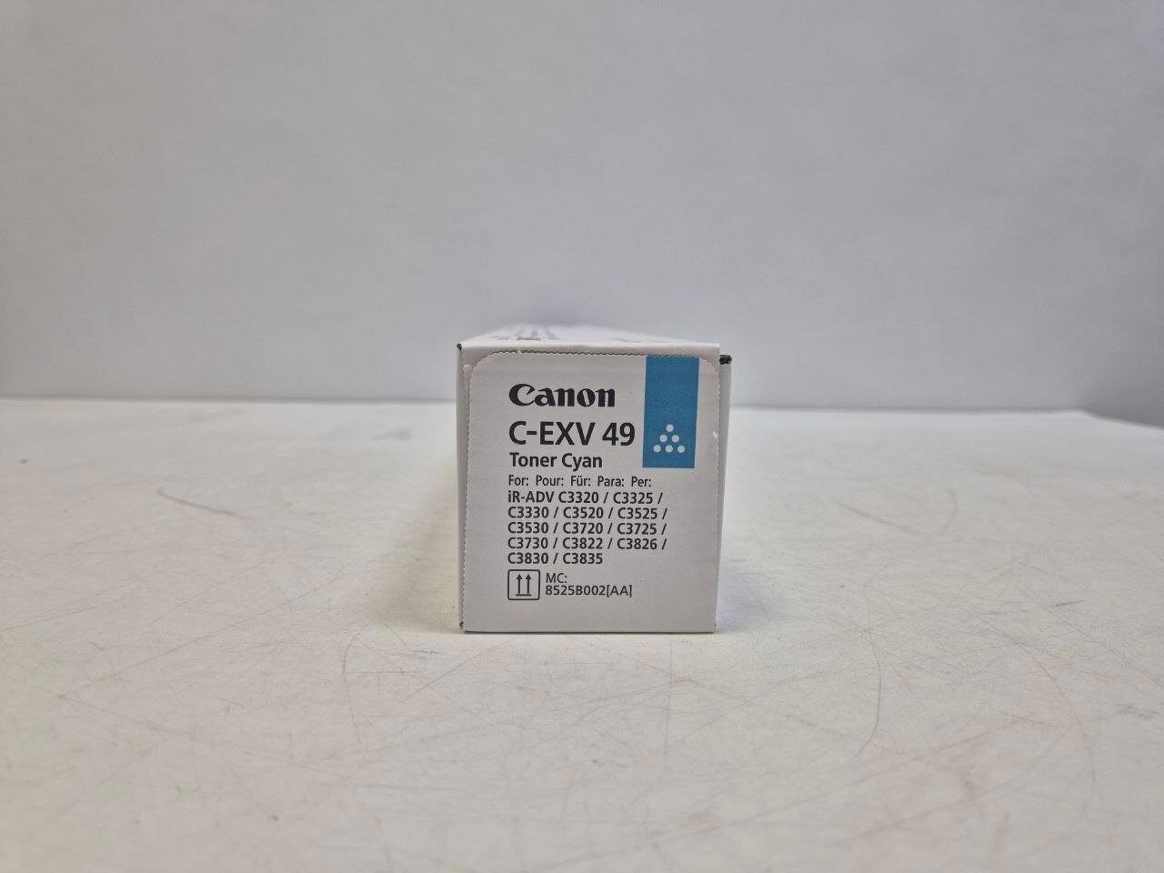 Тонер Canon C-EXV49C (8525B002) оригинальный, голубой (19 000 стр.) для iR ADV C3320/C3320i/C3325i/C3330i — фото 1