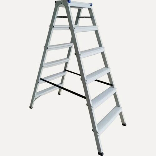 Изображение товара Стремянка стальная Lwi двухсторонняя , 6 ступеней (66S)