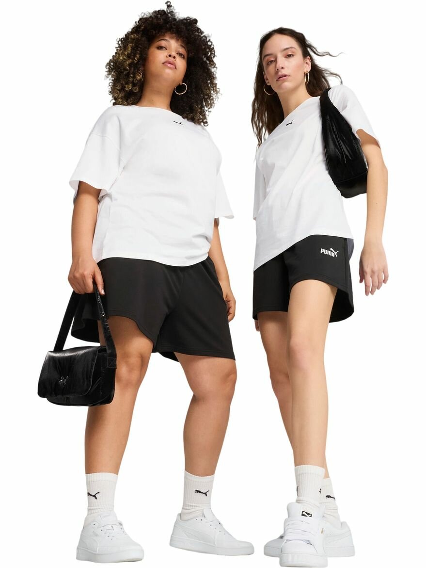 Шорты ESS Small No. 1 Logo Lightweight 4" High-Waist Shorts