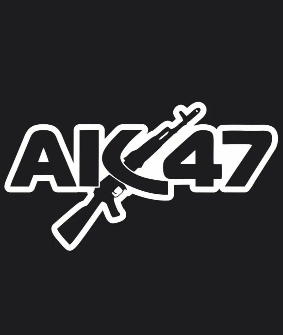 Наклейка на авто AK-47