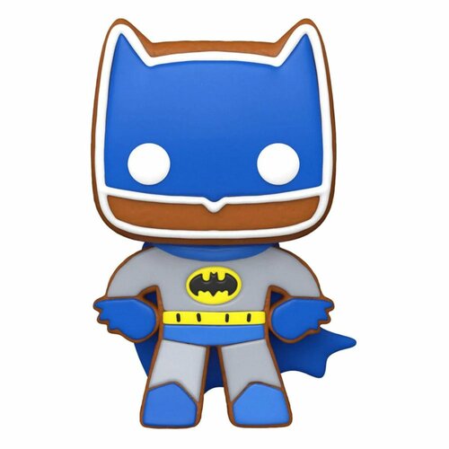 Фигурка Funko POP! Heroes: DC Holiday: Бэтмен в образе имбирного пряника 64325, 10 см игровые фигурки dc comics фигурка супергерой 10 см