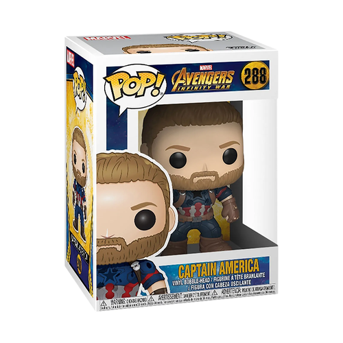 фигурка funko pop marvel avengers mechstrike captain america 829 gitd se Фигурка Funko POP! Мстители Война бесконечности: Капитан Америка 26466, 9.5 см