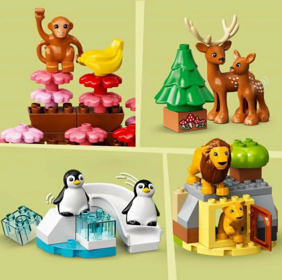 Конструктор LEGO Duplo 10975 Дикие животные мира