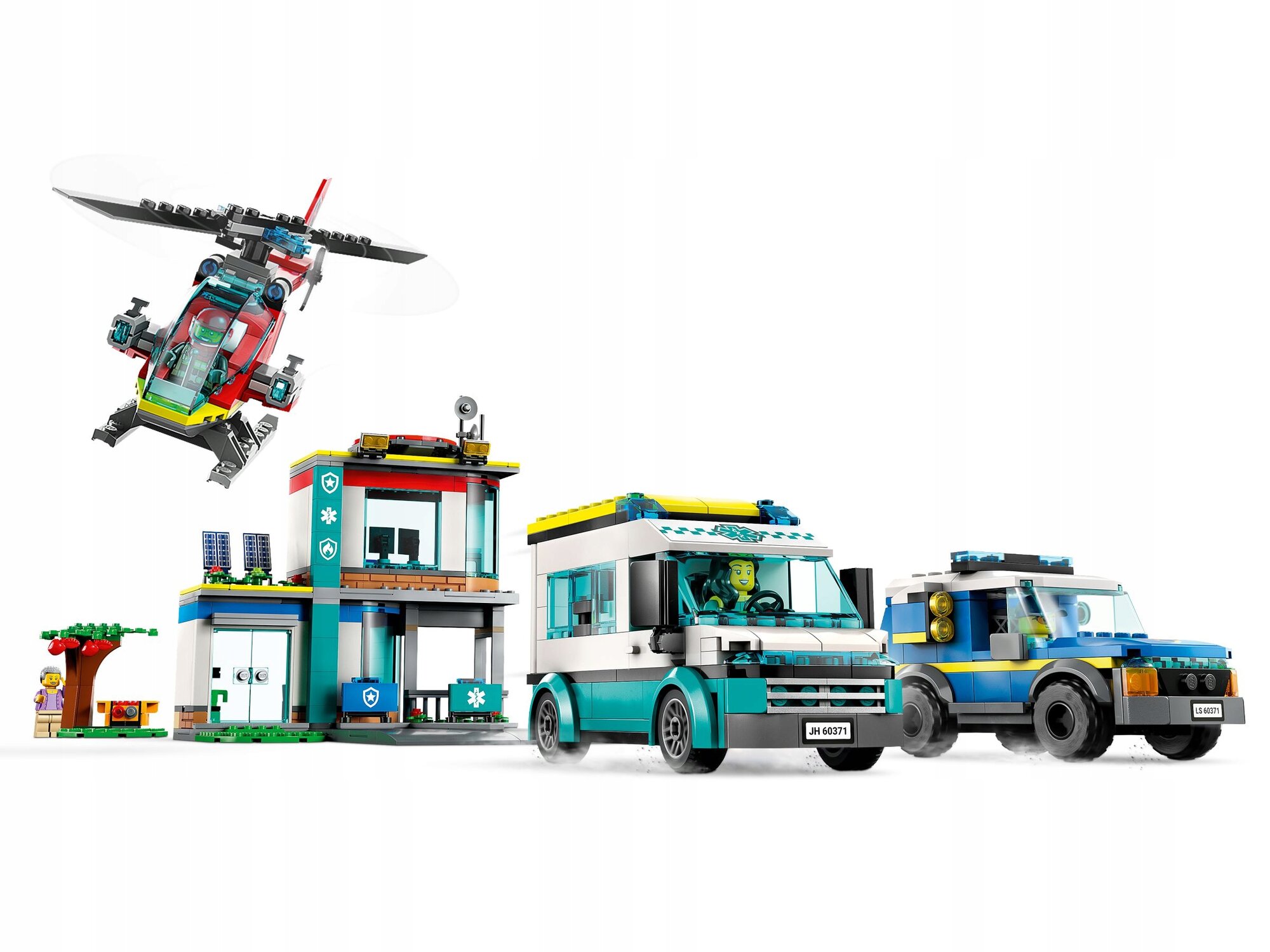 Конструктор LEGO City 60371 Штаб-квартира аварийных транспортных средств