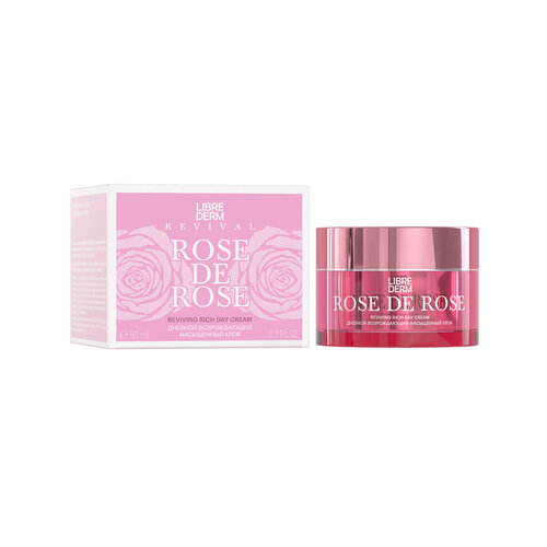 LIBREDERM ROSE DE ROSE возрождающий дневной насыщенный крем 50 мл librederm rose de rose возрождающий дневной насыщенный крем для лица 50 мл