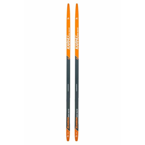 фото Беговые лыжи karhu xcarbon skate mini, 166 см, черный/оранжевый