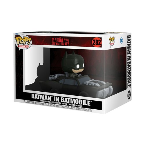 Фигурка Funko POP! Бэтмен в бэтмобиле Batman №282 (13х18 см) игровой набор jada toys dc 1995 batman forever batmobile with batman