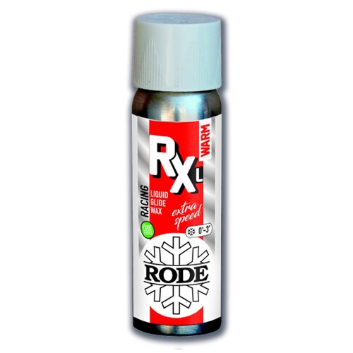 Мазь скольжения для лыж RODE Racing Extra Liquid Warm, краcный, 80, 1