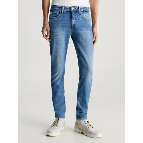 джинсы зауженные calvin klein jeans размер 29 32 синий голубой Джинсы зауженные CALVIN KLEIN, размер 29/32, голубой