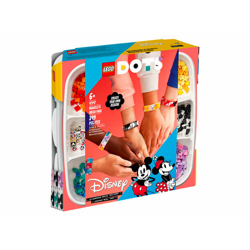 Конструктор LEGO Dots, 41947, Набор мега-браслет Микки и его друзья gerenuk cz colorful round friends bracelets