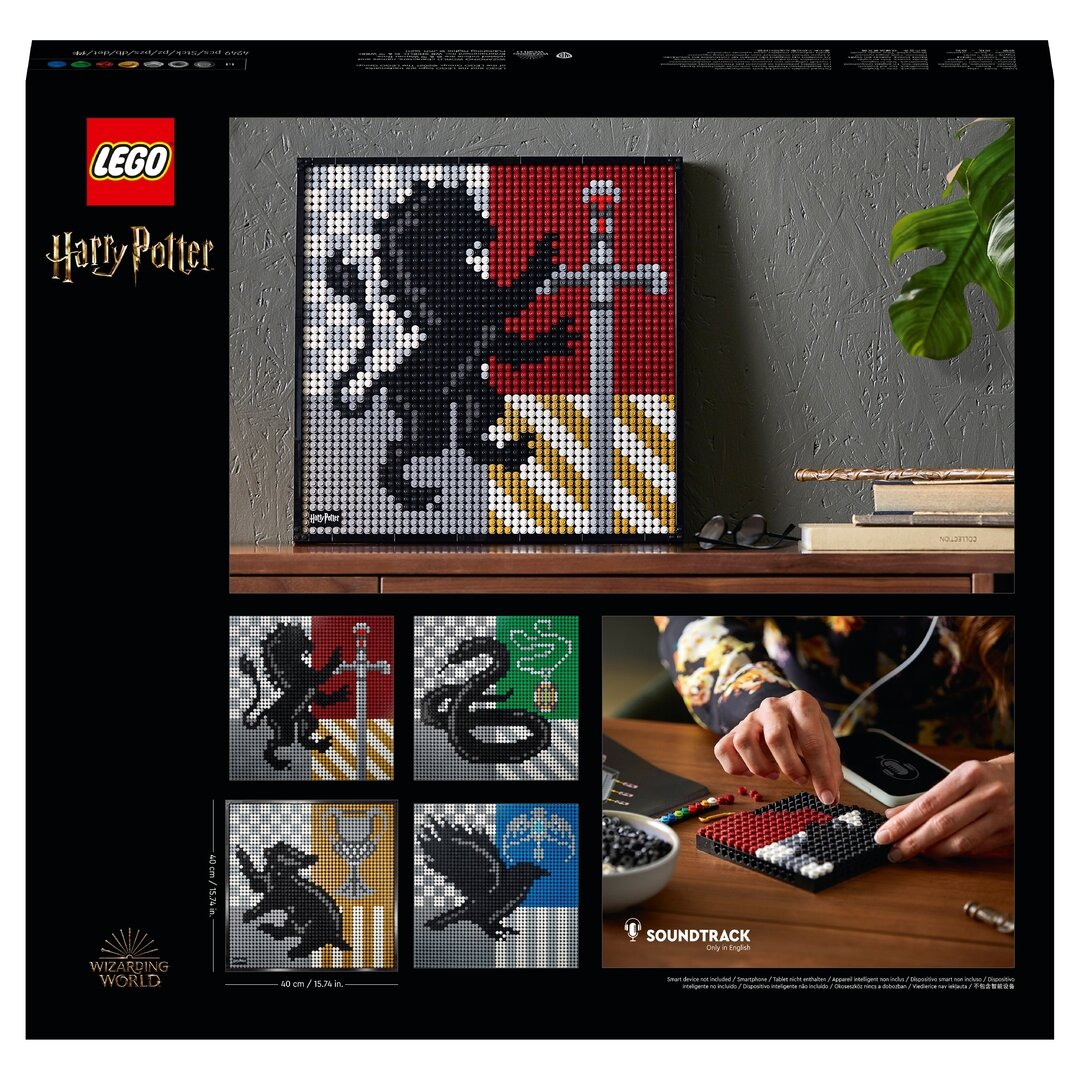 Конструктор Lego Art Harry Potter Hogwarts Crests, - фото №2