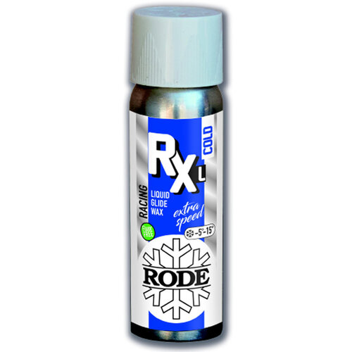 Мазь скольжения для лыж RODE Racing Extra Liquid Cold, синий, 80, 1