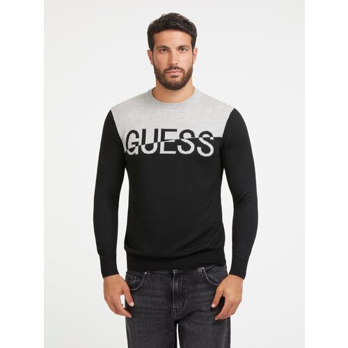 Джемпер GUESS, размер 46/S, черный