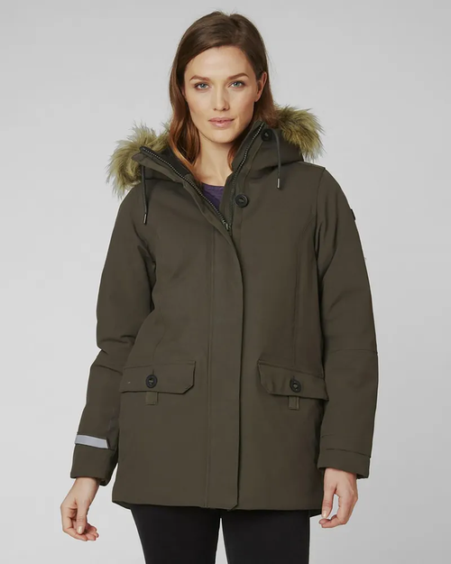 Парка  Helly Hansen LEONIE DOWN, размер XL, зеленый