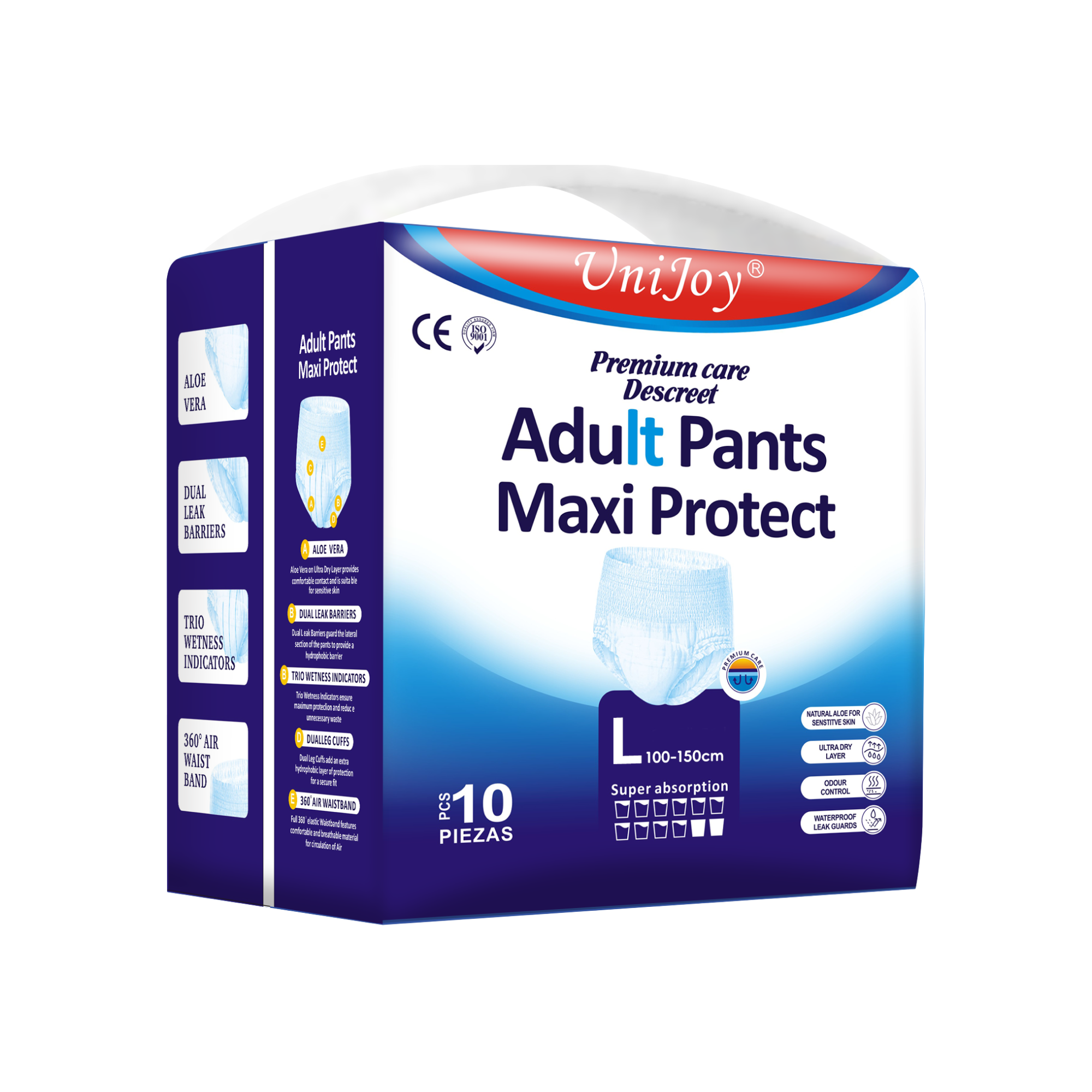 Трусы впитывающие Unijoy Maxi Protect, L, 10 шт. — фото 1