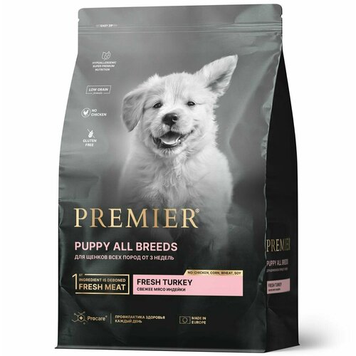 Premier Dog PUPPY Turkey (Свежее мясо индейки для щенков) 10кг