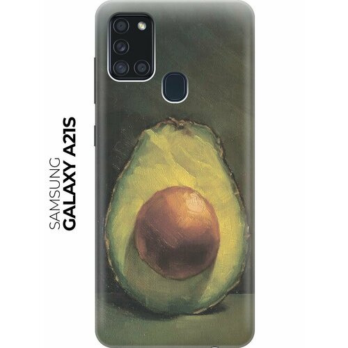 Чехол - накладка ArtColor для Samsung Galaxy A21s с принтом Штопор и вино чехол накладка artcolor для samsung galaxy s10e с принтом штопор и вино