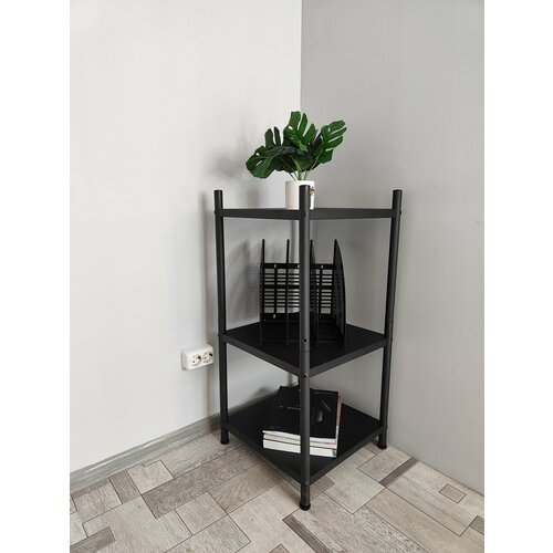 Этажерка металлическая 3-х ярусная на колесах