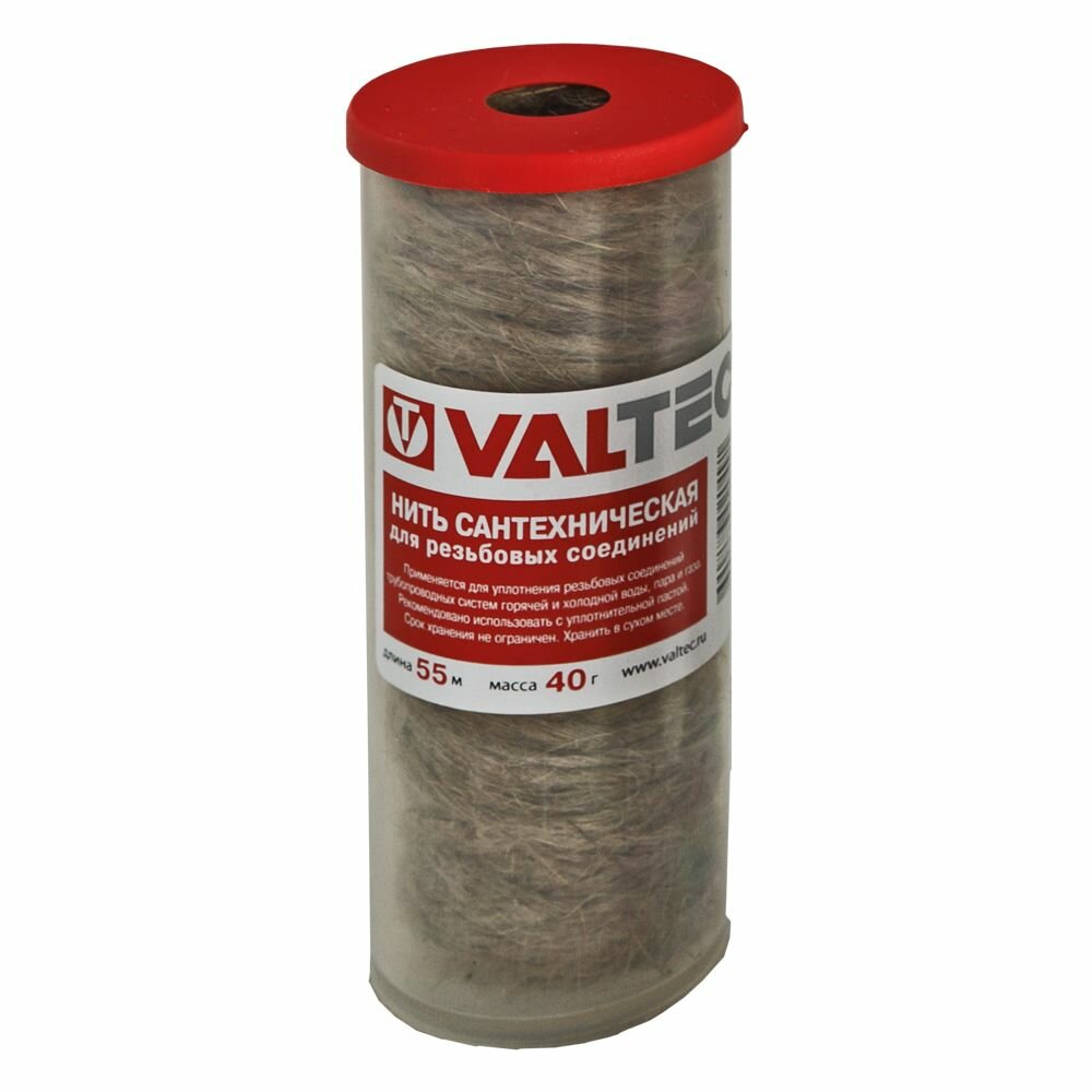 VALTEC Нить льняная сантехническая VALTEC 55 м VT. FLAX.0.055 — фото 1
