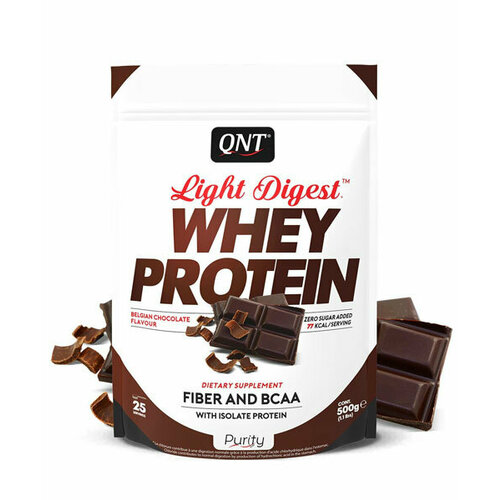 Light Digest Whey Protein QNT (Фисташки) протеин со вкусом фисташки qnt light digest whey protein 500 гр