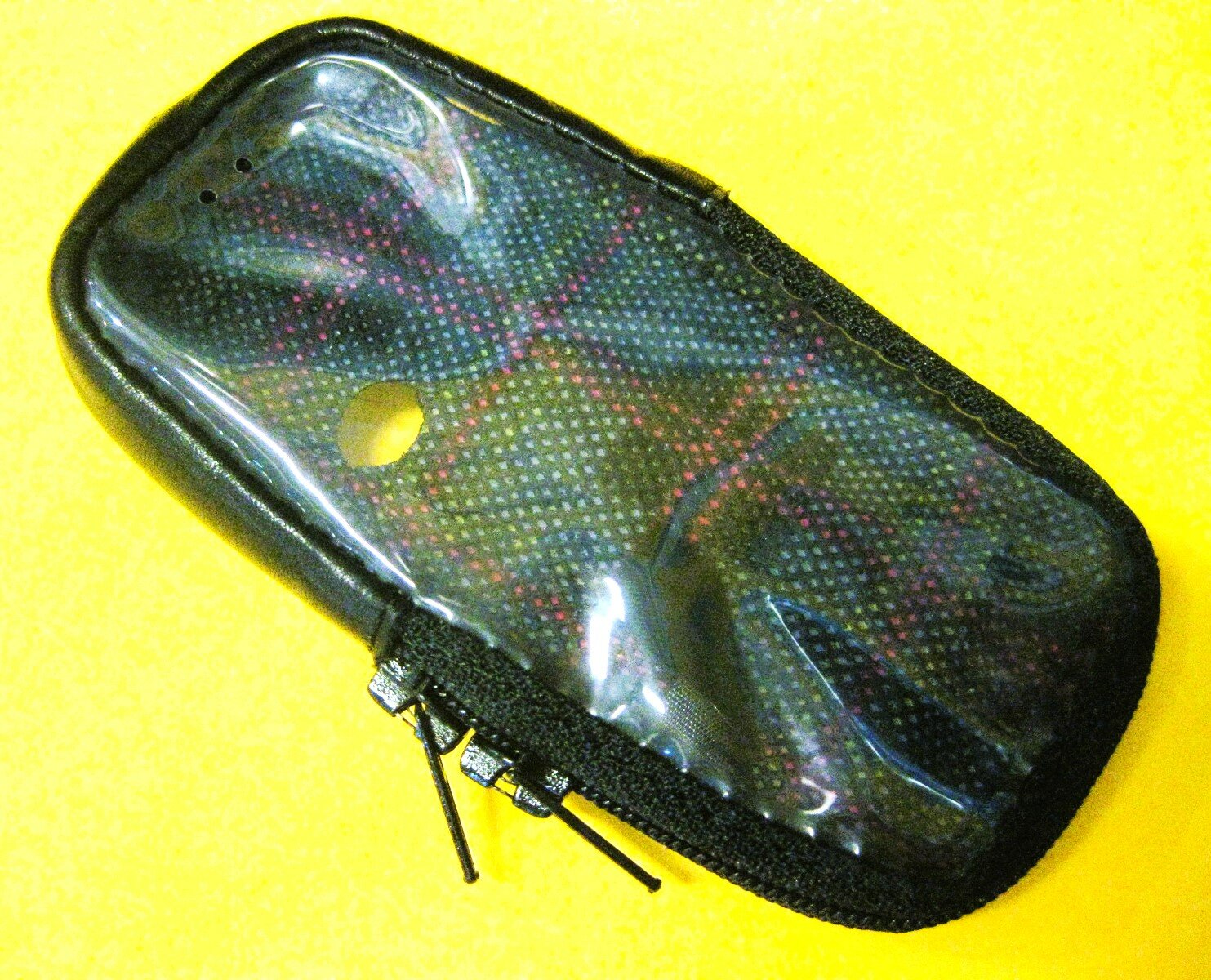 фото Чехол для Nokia 3220 кожаный, на замочках, с крючком, черный