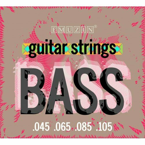 Струны для бас-гитары Emuzin Bass 4S45-105 45-105
