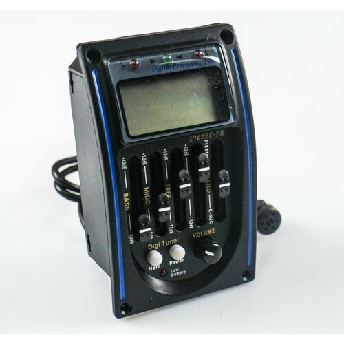 Звукосниматель врезной с микрофоном Belcat Prener-PM, 4-ех полосным эквалайзером и тюнером Belcat Китай