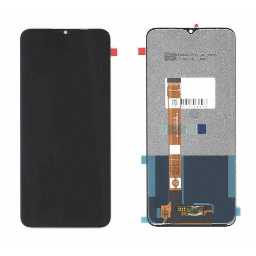 Дисплей (модуль) для Realme C11 в сборе с тачскрином (TFT) черный стекло модуля oca для realme c11 2020 c15 narzo 30a и др черный aaa