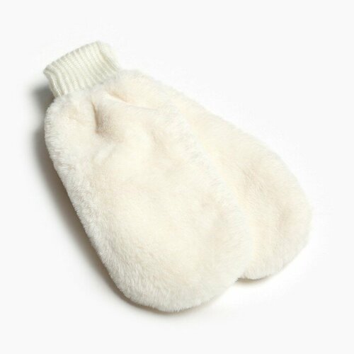 Варежки СНЕЖАНЬ, размер 18, бежевый перчатки снежань зимние размер 18 бежевый