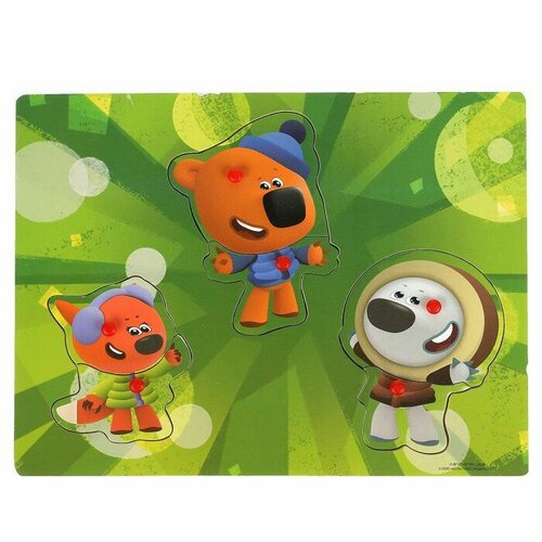 Игрушка деревянная вкладыш Одевашка Ми-ми-мишки 423₽