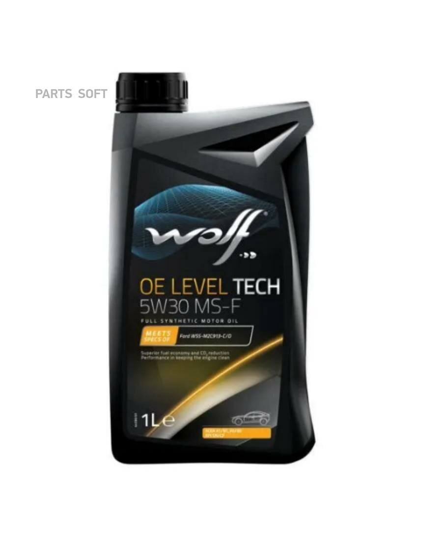 WOLF OIL 1043906 Масло моторное OE LEVEL TECH 5W30 MS-F 1L