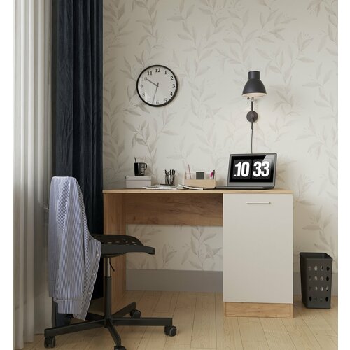 Стол компьютерный ПКС-4 Дуб крафт золотой/Кашемир