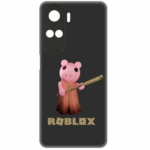 Чехол-накладка Krutoff Soft Case Roblox-Пигги для Honor X50i черный