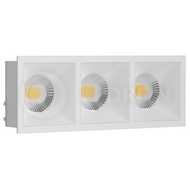 Встраиваемый светильник LeDron RISE KIT 3 White - фотография № 5