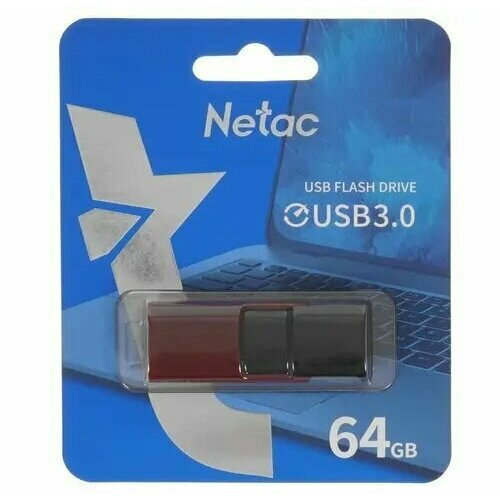 Память USB Flash 64 ГБ Netac U182 NT03U182N-064G-30RE