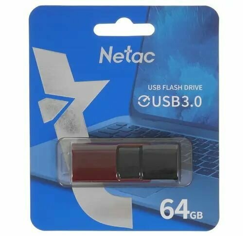 Память USB Flash 64 ГБ Netac U182 NT03U182N-064G-30RE