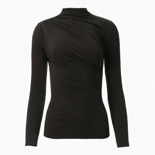 Джемпер MIST, размер 44, черный блуза женская с драпировкой mist classic collection р 44 цвет экрю