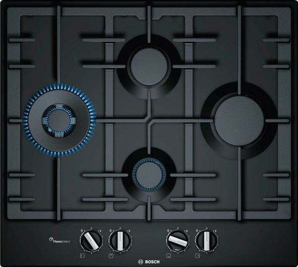 Варочная панель газовая Bosch PCI6A6B90R черный