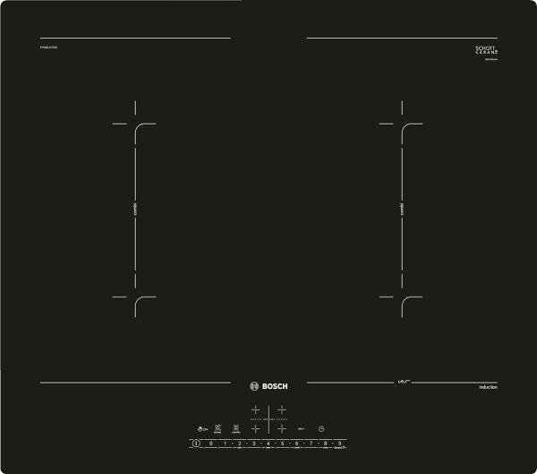 Варочная панель индукционная Bosch PVQ611FC5E черный