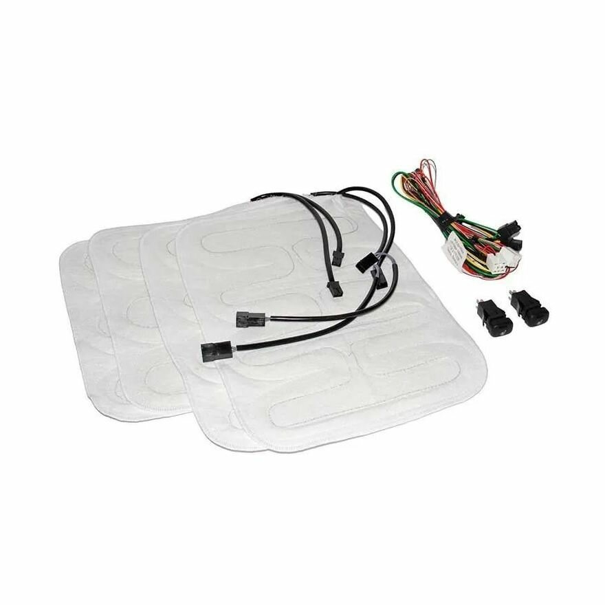 фото Обогрев передних сидений комплект для LADA ВАЗ 1118 Kalina/Калина (Нагревательные элементы-4шт) с кнопками и проводкой