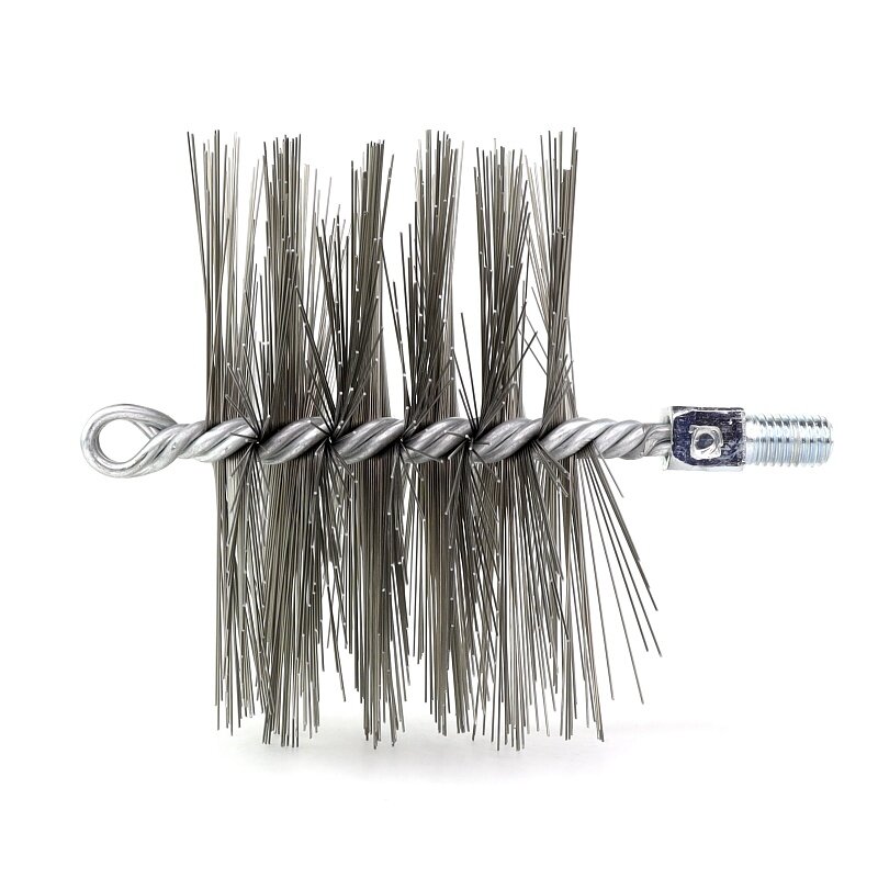 фото №1944 Щетка ерш Д250*95*160, ворс прямая сталь 0,60, посадка М12 резьба, SIT