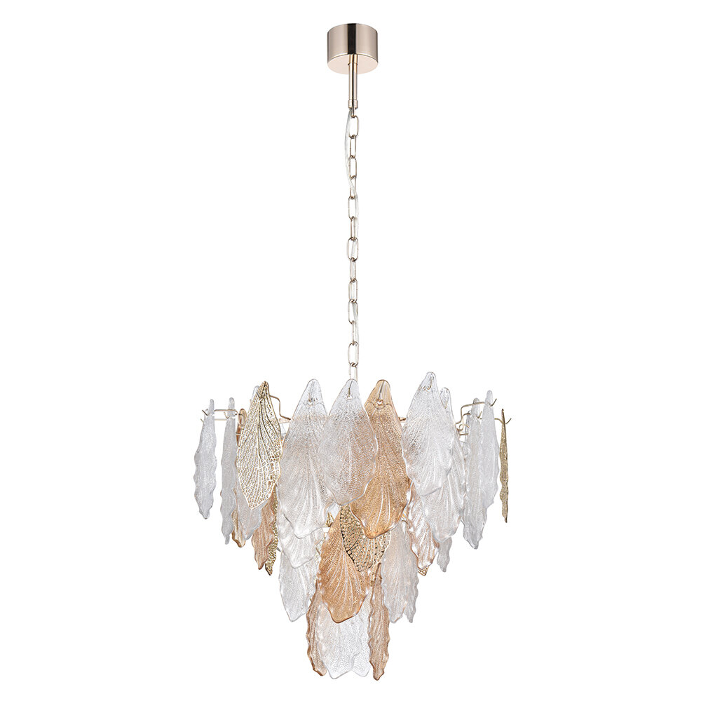 Подвесная люстра ARTE LAMP FELICITA A4080LM-12GO E14 золотистый