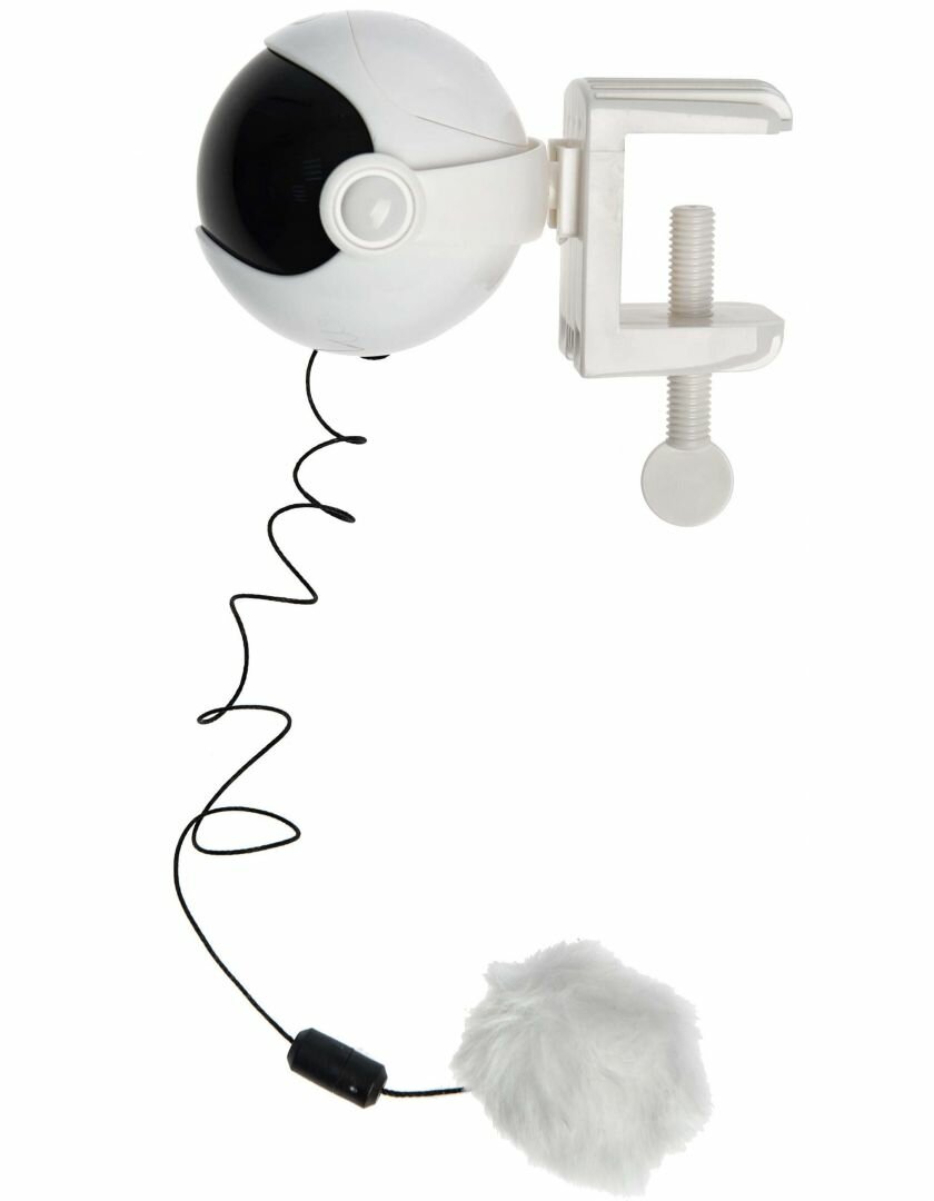 Интерактивная игрушка для кошек Yo-Yo, белая 1 шт - фотография № 2