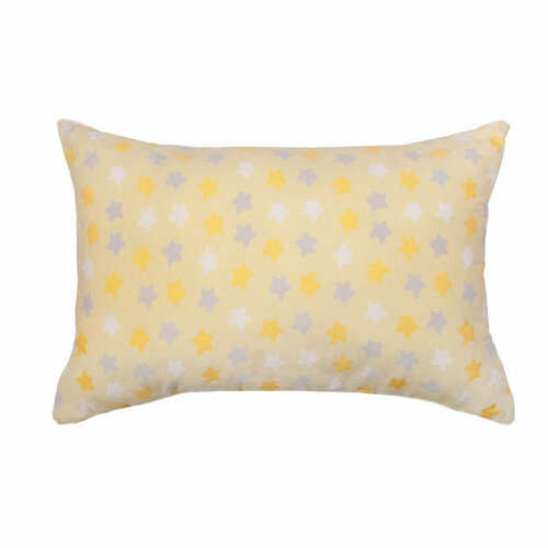 Подушка 40х60 на молнии (ткань бязь/экофайбер), кремовый