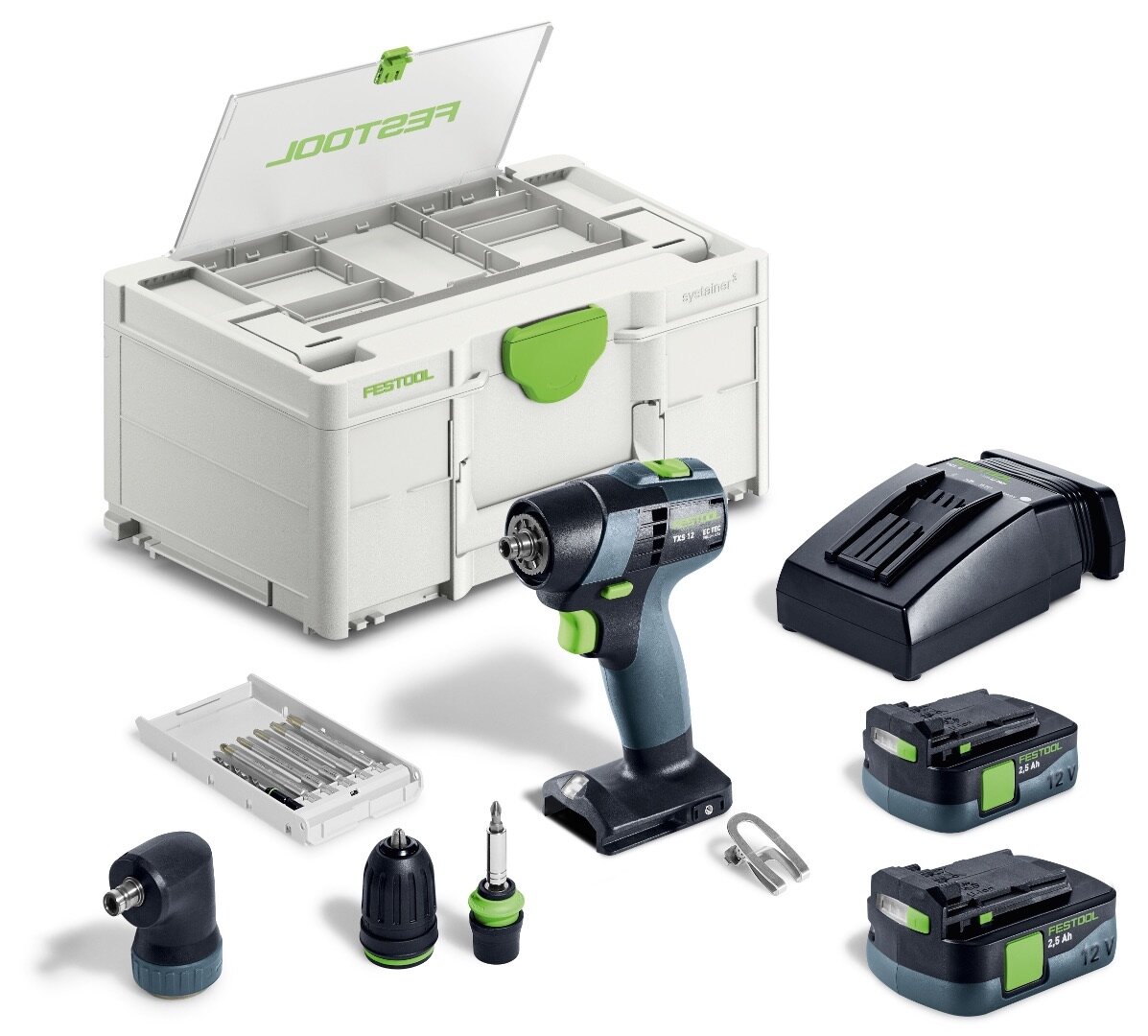 Аккумуляторная дрель-шуруповерт Festool TXS 12 2,5-Set