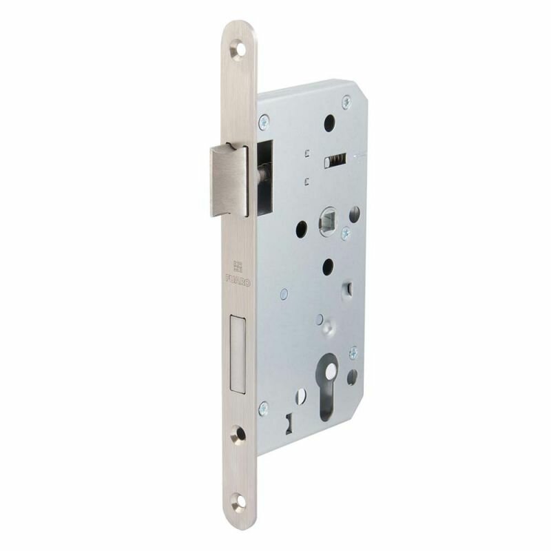 Замок врезной Fuaro DD. INOX/C-55.72